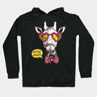 Hipster Giraffe Hoodie